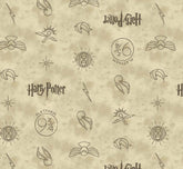 Golden Snitch Platform 93/4 Cotton Print Fabric